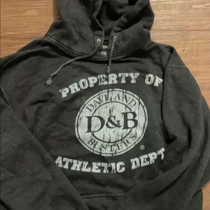 Vintage Dave and Buster's Logo Black Hoodie Medium